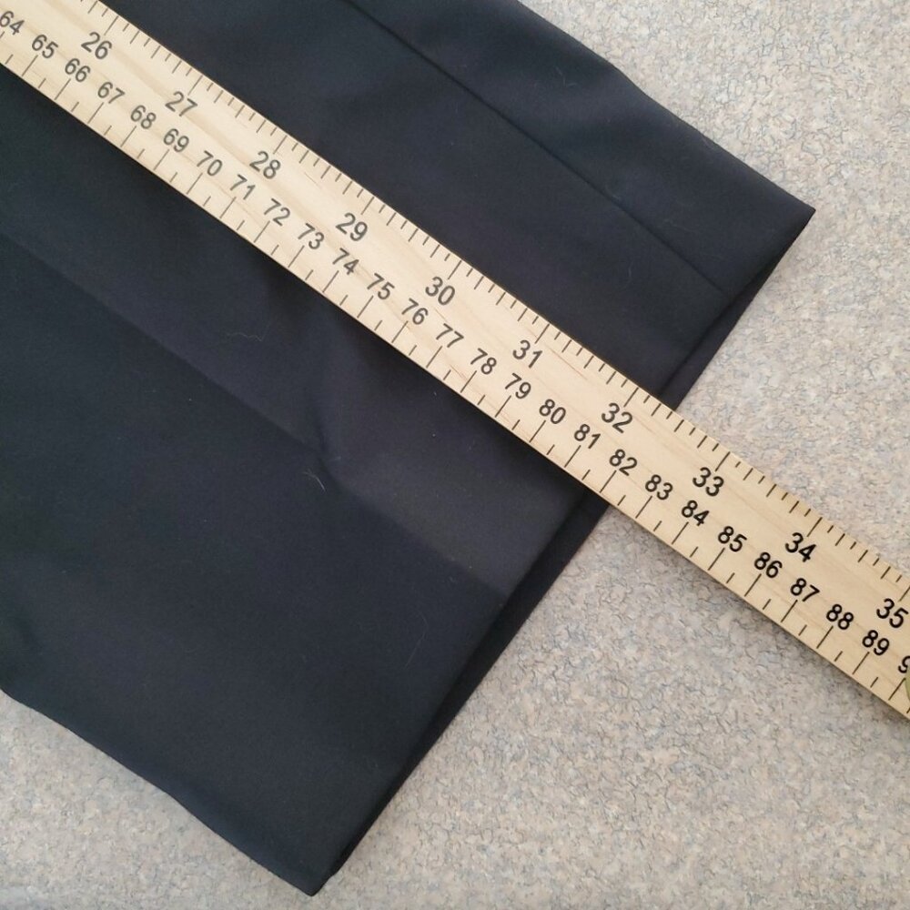 Calvin Klein Mens Black Slim-Fit Performance Dress Pants Size 36W 32L - Picture 10 of 11